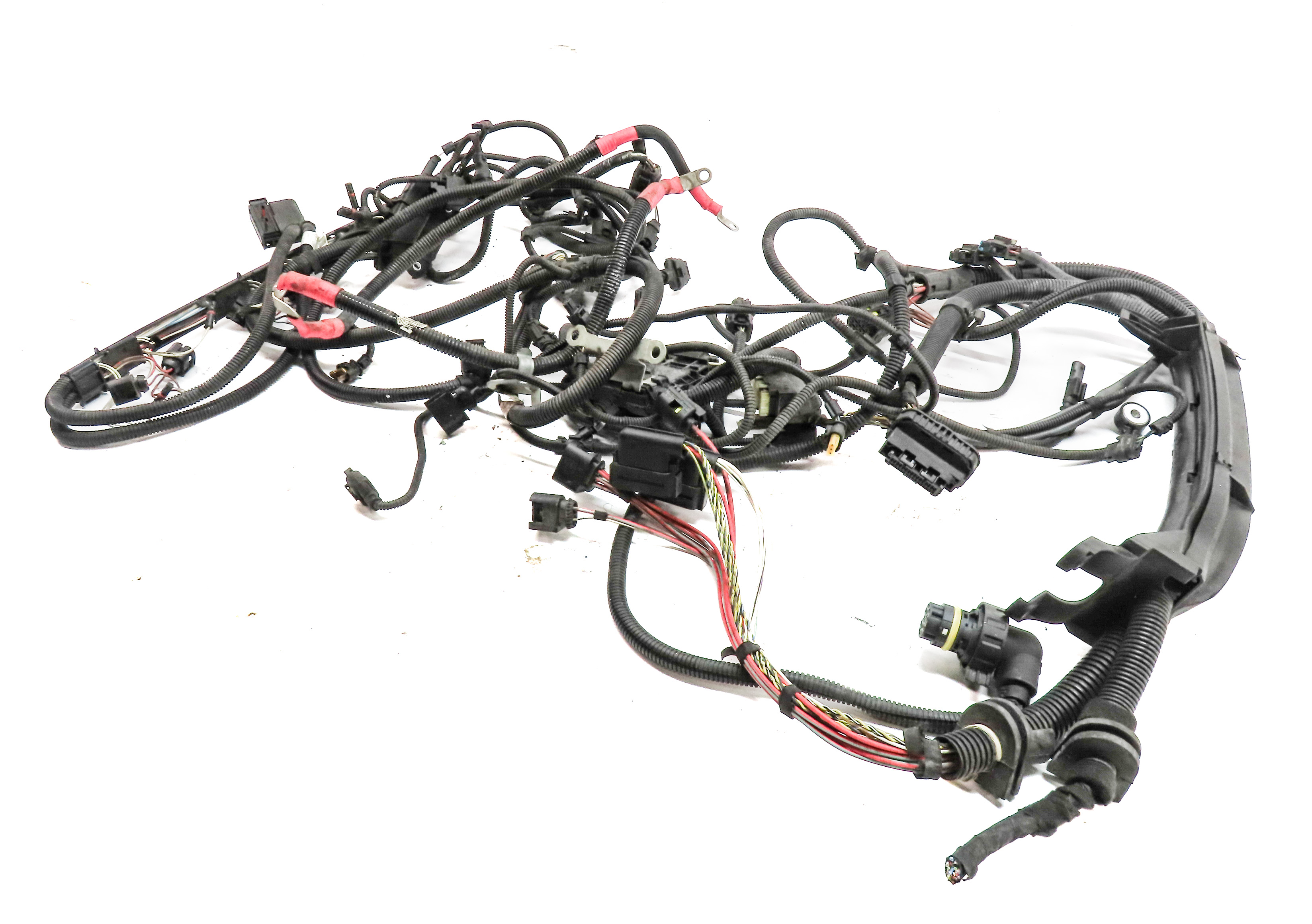 2015 BMW X6 (F16) 3.0L N55 ENGINE WIRING WIRE PLUG HARNESS w/ TRANSMISSION LOOM — exact item pictured